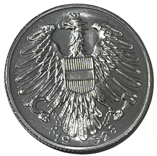 1952 Austria PROOF 5 Schilling World Coin Eagle KM# 2879 Lot A5-474