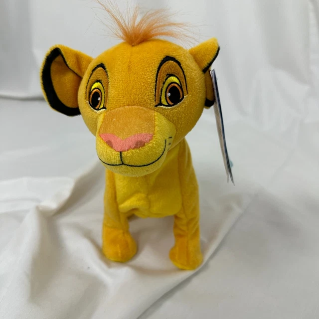 DISNEY LION KING Simba walking roaring interactive plush toy 8 inch for