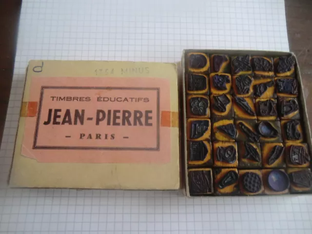 Lot 30 Petits Tampons Jean-Pierre  N°1754  Les Minus Ecole Scolaire Tous Themes