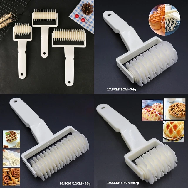 Rullo griglia pasticceria taglierina pasticceria cucina bianco 1 pz. per fare biscotti