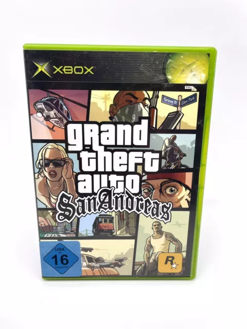 Grand Theft Auto: San Andreas (dt.) (Microsoft Xbox, 2005) + POSTER✅⚡️⚡️