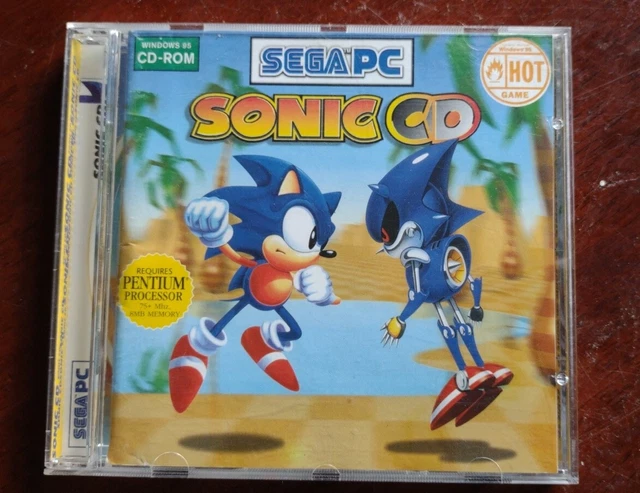 Jogo Sonic Cd Computador Vintage Windows 95 Sega Antigo, Jogo de  Computador Sega Usado 87171043