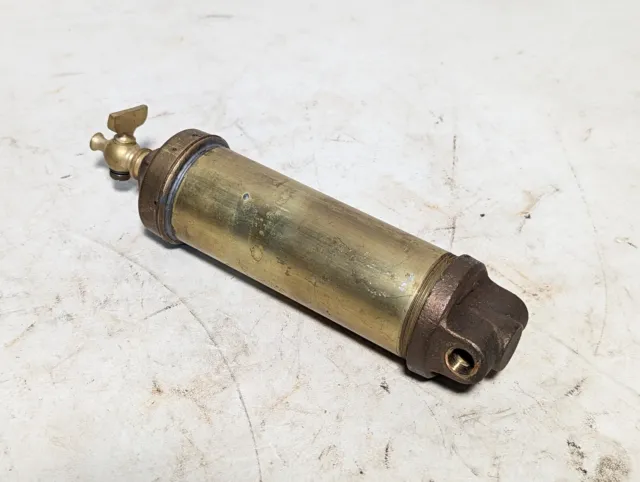 Vintage brass cylinder as pictured, marked M-B