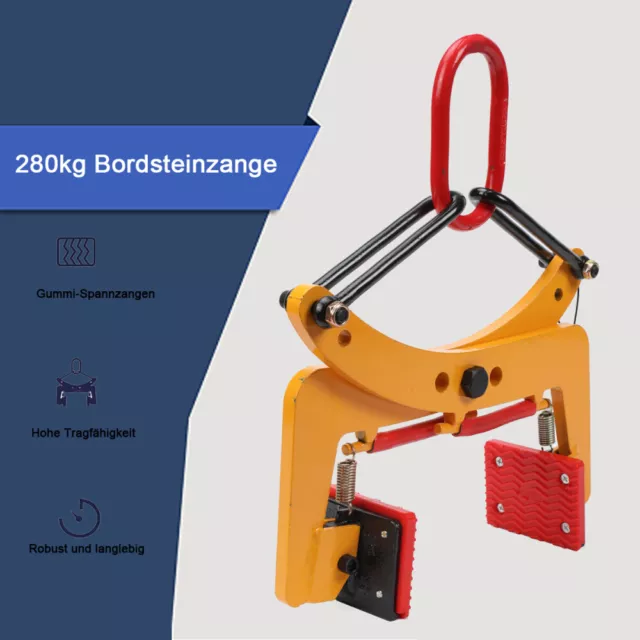 Versetzzange Bordsteinzange Steinträger Hebezange Steinklemme Werkzeugzange280KG