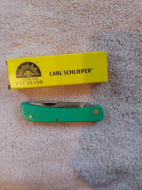 RARE VINTAGE GERMAN Carl Schlieper Sodbuster 99Y Pocket Knife Eye