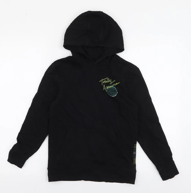 Felpa con cappuccio pullover nera George Boys taglia 9-10 anni - Totalmente aw