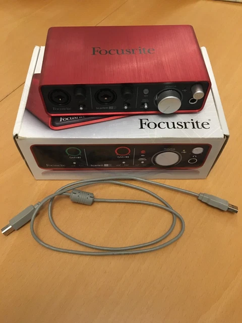 FOCUSRITE SCARLETT 2I2 USB Audio Interface With Original Box £79.99 ...