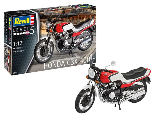 Miniature Kit De Montage Moto Revell Honda CBX 400 F Kit 1:12 Moteur Bike