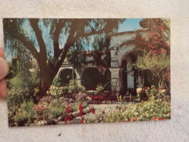 Postard  Old Chapel Arches From The Garden  Mission San Juan Capistrano Cal.