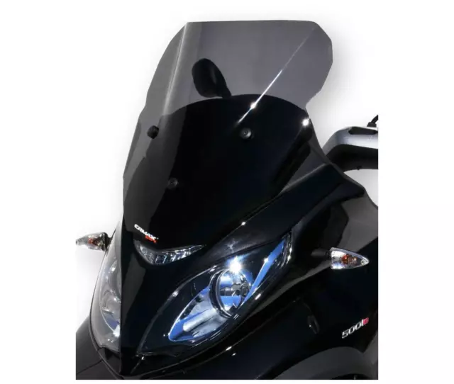 Piaggio 125 300 500 Mp3 -11/18  - Bulle Aeromax Ermax Noire Claire-0753013