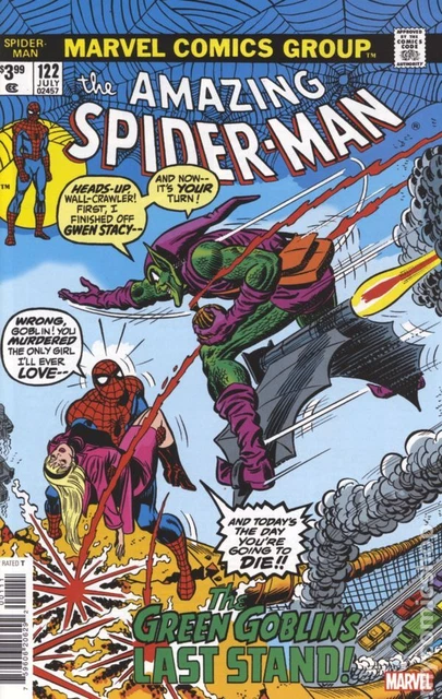 Amazing Spider-Man Facsimile Edition #122 NM 2023 Stock Image