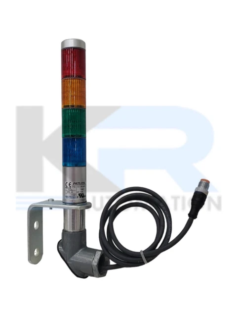 TESTED Patlite MPS-_02 Stack Light Signal Tower 24VAC/VDC .2A