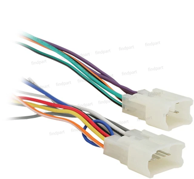 Toyota Car Stereo CD DVD Player Wiring Harness Wire Adapter For Atermarket Radio