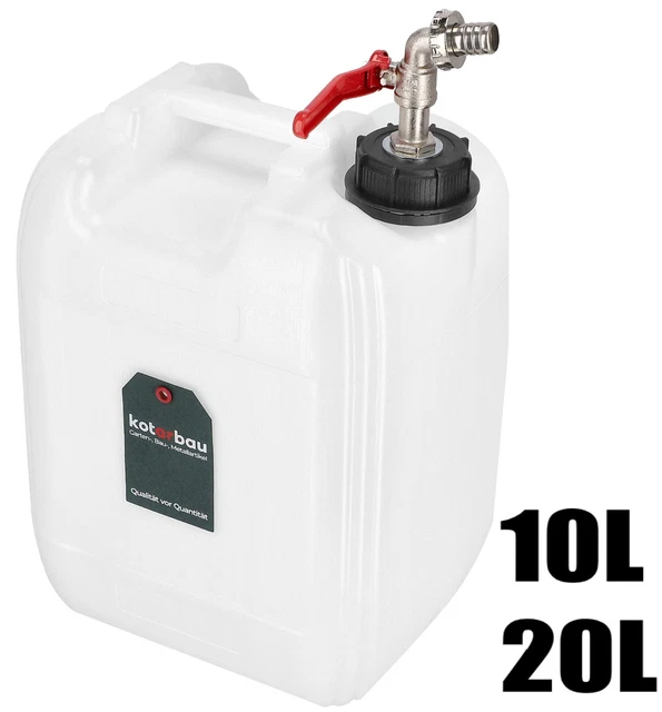 KOTARBAU® Wasserbehälter mit Hahn Wasserkanister Trinkwasserkanister Wassertank