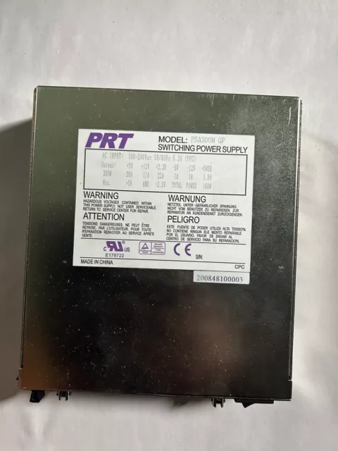 Switching Power Supply PRT Model and PSA300M GP Good Working Order