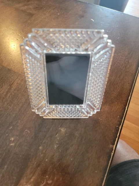 Gorgeous Rare Retired Waterford "Makefield" Crystal 2" x 3" Picture Frame