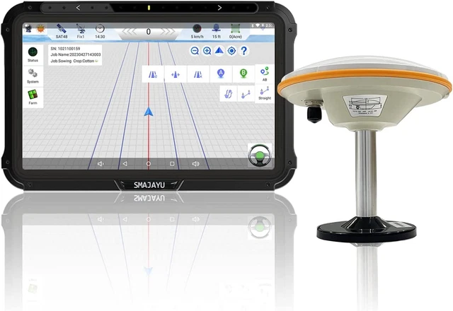 JY100 Tractor GPS Guidance System for Precision Agriculture, Navigation along AB