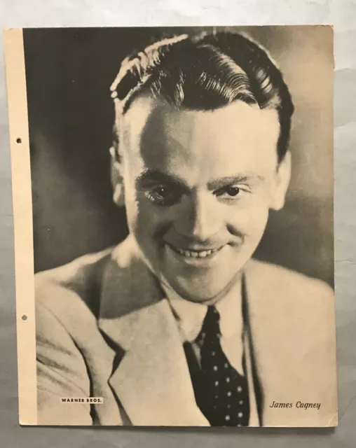 James Cagney Movie Original 1930's Dixie Cup Premium Photo Warner Bros