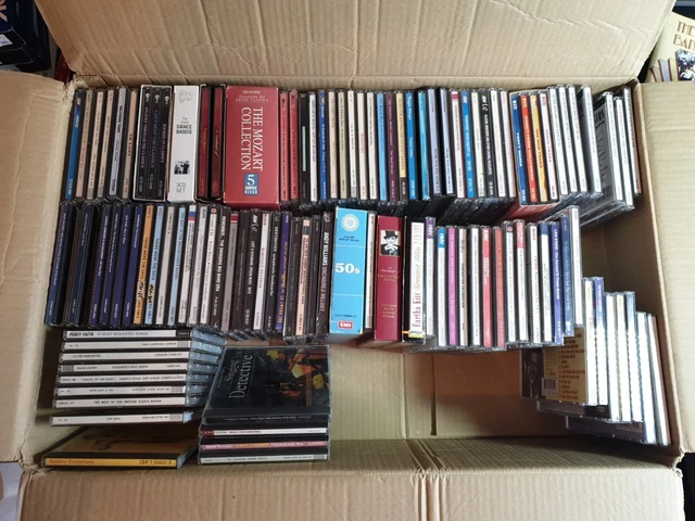 Huge Bundle Approx 120 CDs Assorted Dance Bands, Big Band, Classical, 50s 60s
