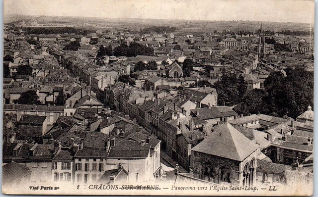 51 CHALONS SUR MARNE carte postale ancienne [REF/48583]