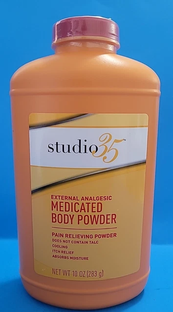 Nuevo STUDIO 35 ANALGÉSICO EXTERNO Y POLVO CORPORAL MEDICADO, ALIVIO DEL DOLOR + envío gratuito