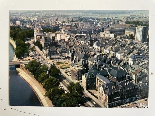CPA 57 THIONVILLE Vue Aérienne DIEDENHOFEN Mairie Tour aux Puces - Pont - Eglise