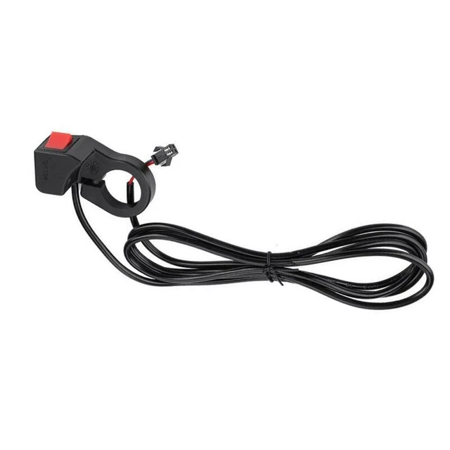 Bouton Commande Guidon Vélo Électrique - Interrupteur Sensible Compatible Multi-Écrans - Alomejor
