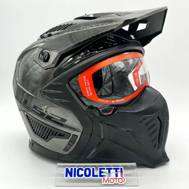 Casco Drifter Ls2Jeans Titanium Of606 Open Face