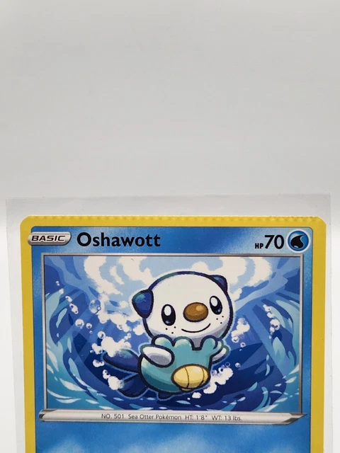 POKEMON TCG ASTRAL Radiance Oshawott 041/189 CRIMP ERROR CARD. $7.31 ...