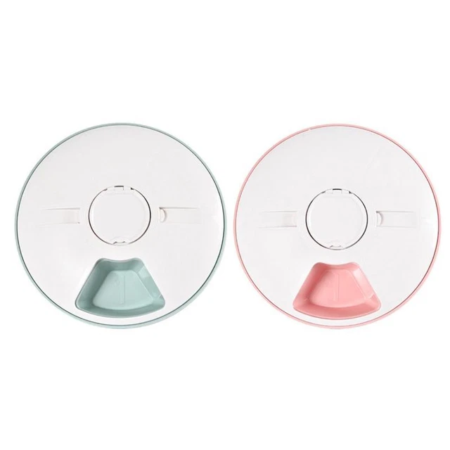 Automatic Programmable Cat Pet Feeder 6x128ml Meal Timing Voice Record Meal Call