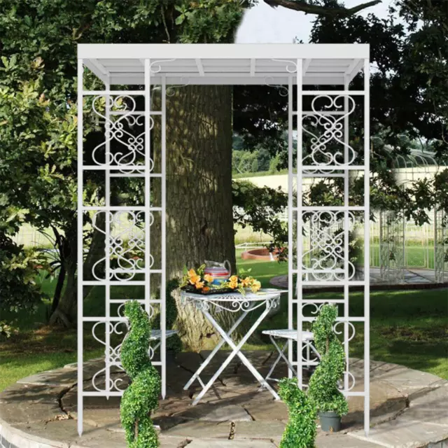 Tall Large Metal Gazebo Marquee Outdoor Garden Party Tent Canopy Wedding Awning 2