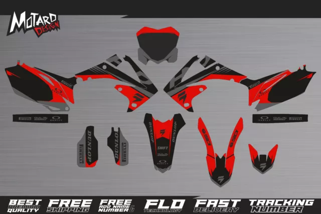 Grafik set für Honda CRF 250 R 2010 2011 2012 2013 by Motard Aufkleber Dekor