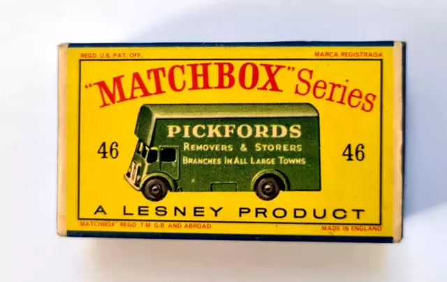 *** MATCHBOX REGISTERED MARKA PICKFORDS  LESNEY nur die OVP ***