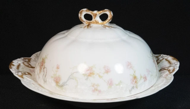 Petit Beurrier en porcelaine de Limoges - Arts de la table