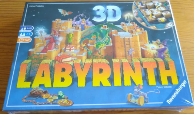 Labirinto 3D, Versione Italiana, Gioco da Tavolo per Bambini Ravensburger 26113