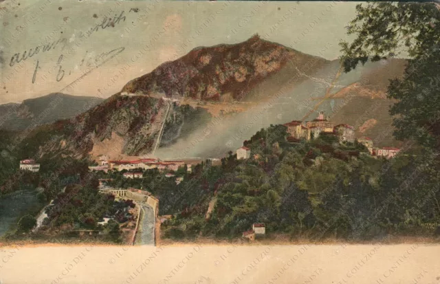 1909 NURRI Panorama Cagliari Cartolina