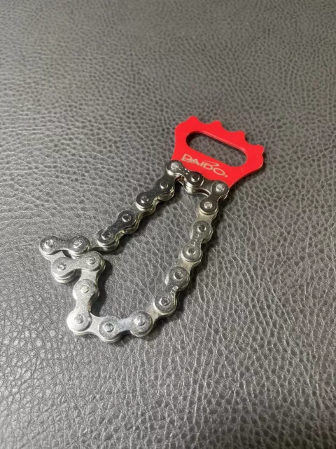 Daido Bicycle Chain Keychain Bottle Opener Red Bike Tool