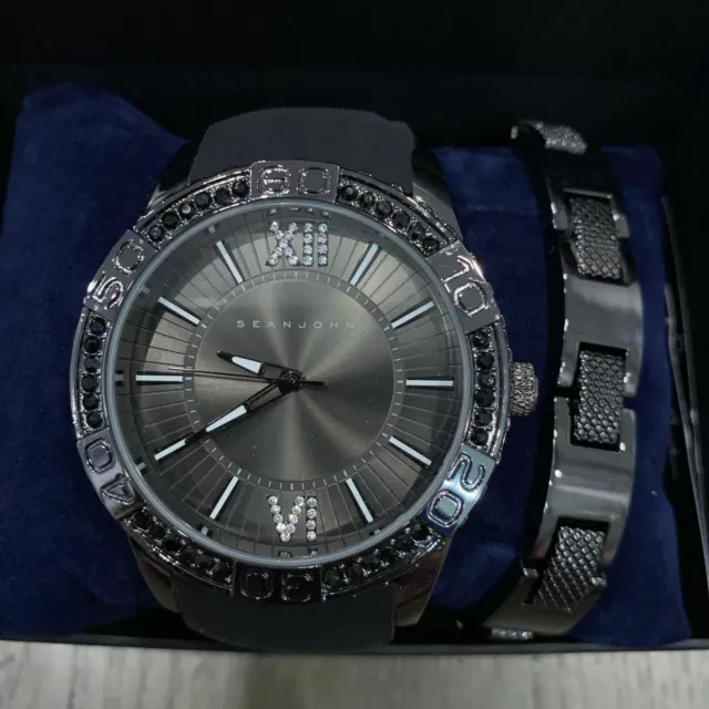 Sean John Watch And Bracelet Gift Set 46mm 2024 www.lightgames.pro