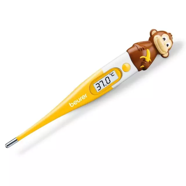 Beurer BY11 Monkey Children Digital Instant Thermometer Flexible Tip Fever Alarm