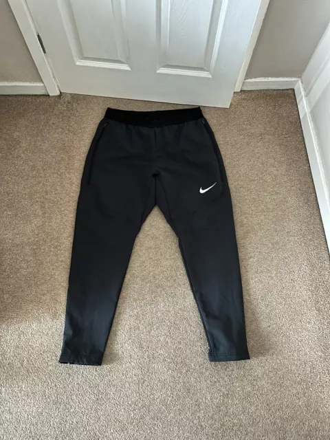 Men’s Grey Nike Pro Tracksuit Bottoms Size Large