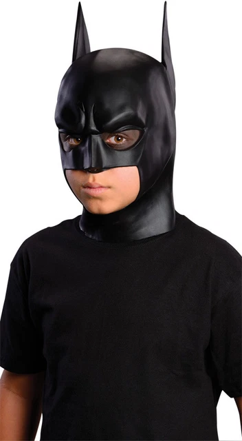 BATMAN BAMBINO MASCHERA Piena sopra il Testa di Lattice Nero Rubie's Costumi  EUR 18,12 - PicClick IT