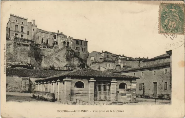 CPA BOURG-sur-GIRONDE - view taken of the Gironde (140196)