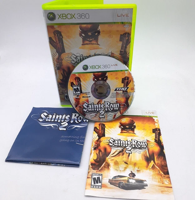 Saints Row 2 (Microsoft Xbox 360, 2008) Manual and Secret Locations Map Included