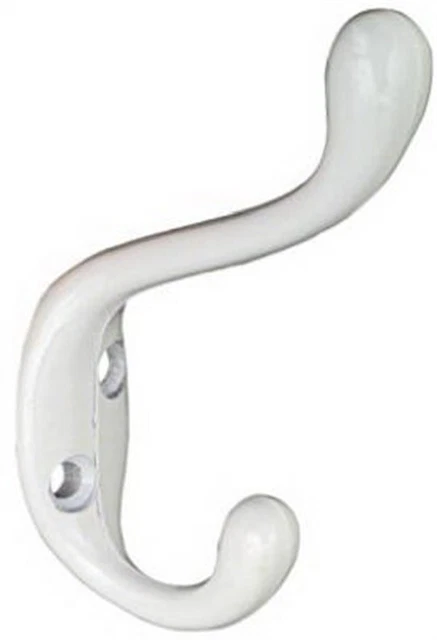National Hardware N266-049 Zinc Heavy Duty Coat/Hat Hook 2.35 L in. (Pack of 5)
