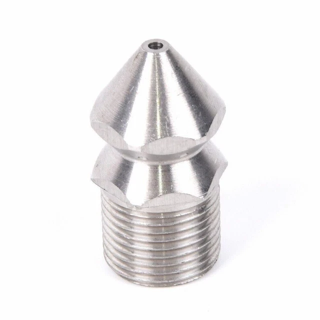 3/8" High Pressure Washer Sewer Jetter Spray Head Hose Drain Cleaner NozzlR1
