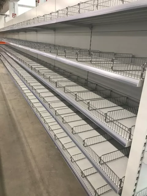 Tegometall Sanitärfachmarkt Regal Étagère de Magasin Murale Grille 1 Mètre