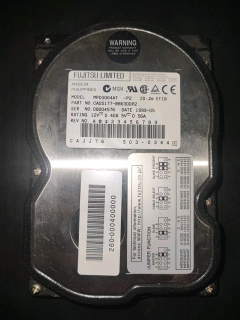 Disque Dur Interne 60 Go 1.8″ IDE Hitachi – Neuf, Pour IBM Thinkpad X40 (XP Pro FR)