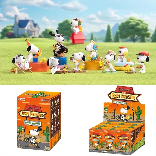 POP MART SNOOPY The Best Friends Series Blind Box Figure Toy Woodstock
