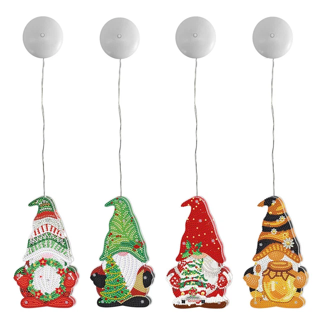 5D DIY Special Shape Diamond Painting Goblin Crystal Diamond LED Hanging Light