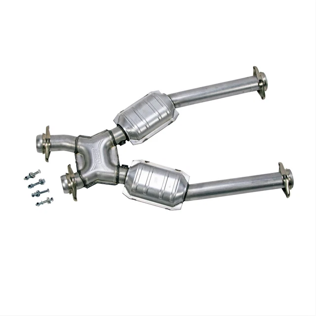 BBK Extractor High-Flow Mid X-Pipe 2.5 For Full-length Headers Mustang 1638
